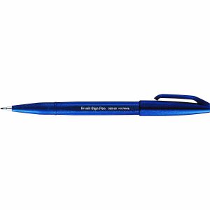Pisak pędzelkowy Pentel Brush Sign Pen do kaligrafii Granat